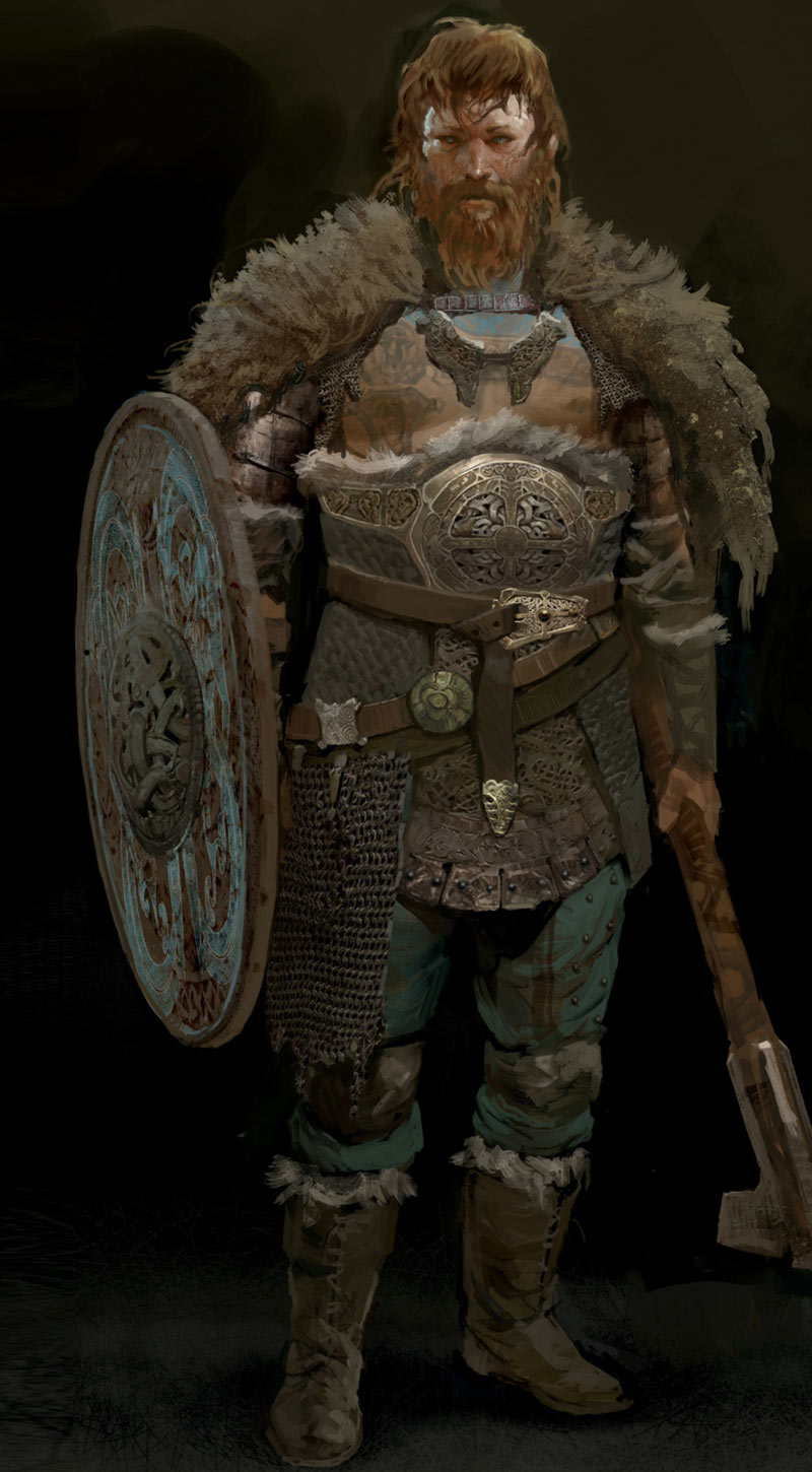 Modi Concept Artwork from God of War