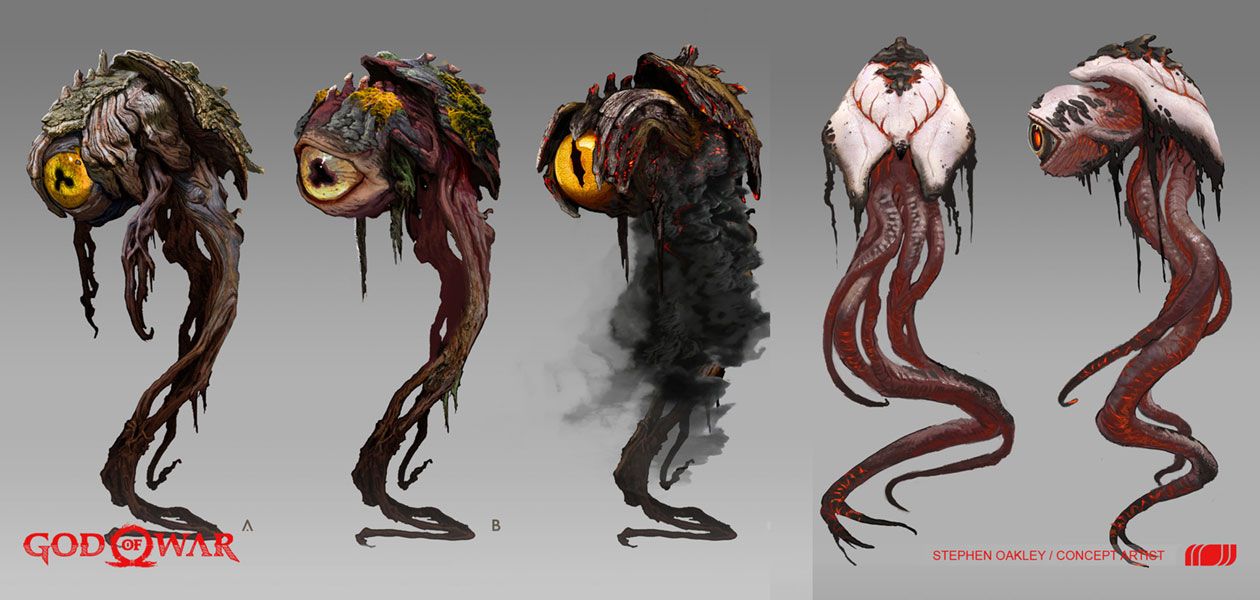 Nightmare Concept Art from God of War
