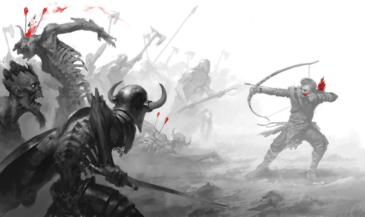 Atreus Life Lessons OPM Concept Art from God of War