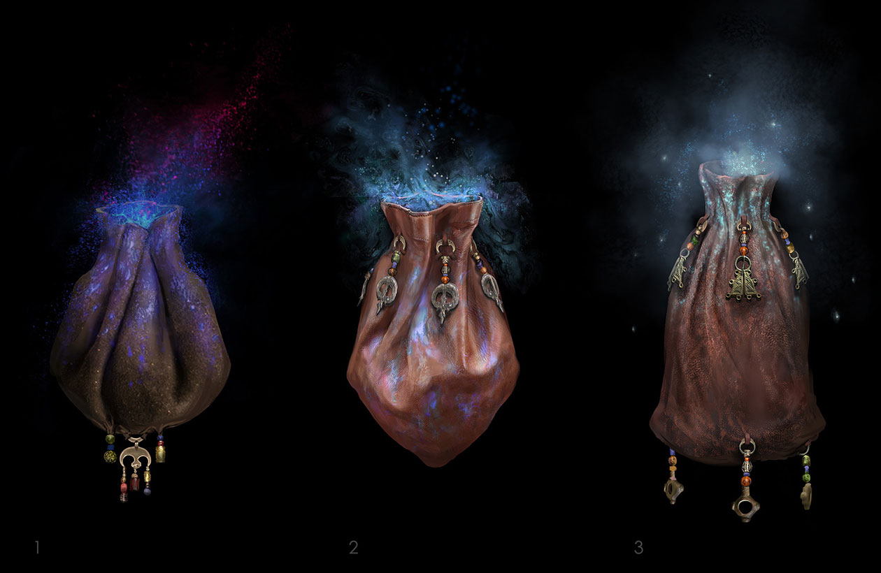 Sindri's Magic Bag Concept Art from God of War