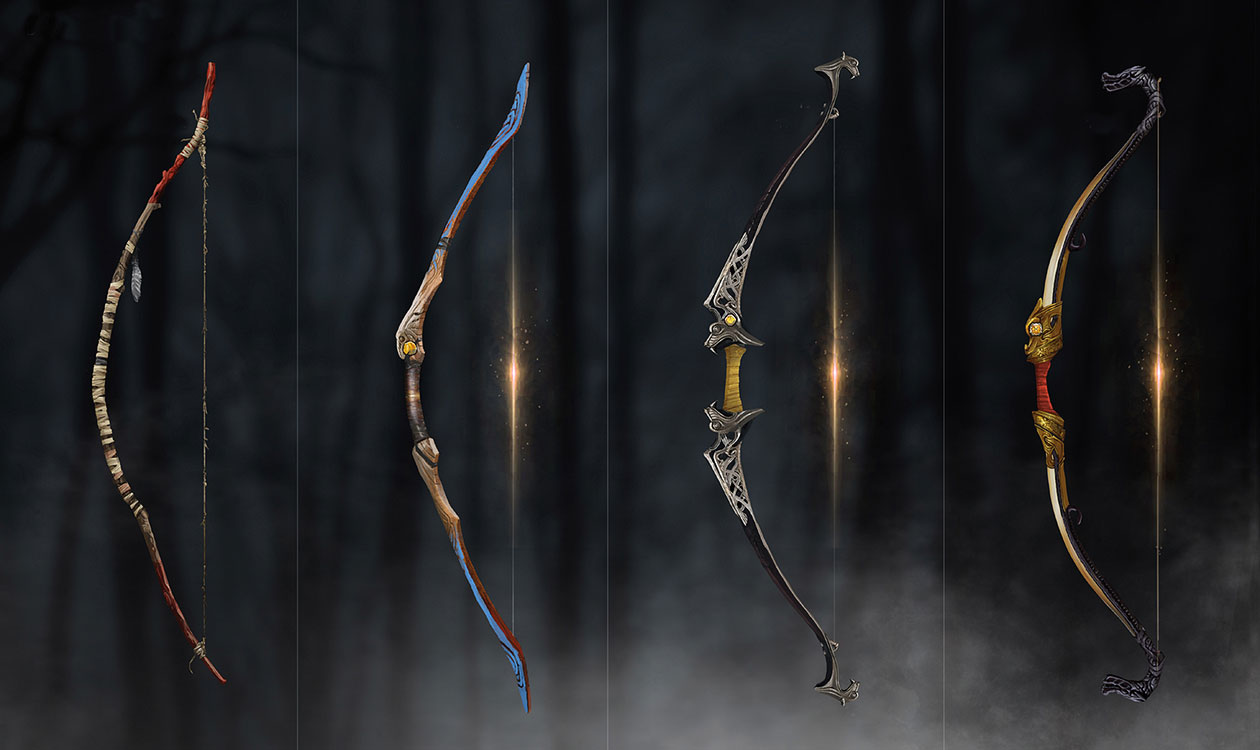 Talon Bow Concept Art from God of War