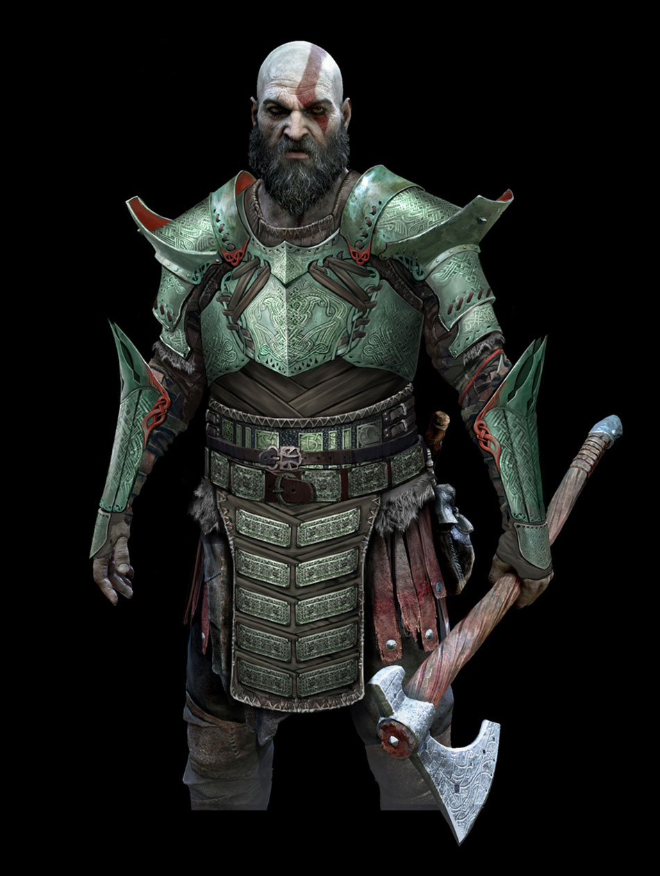 Traveler Armor Concept Art from God of War