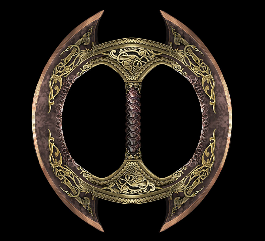Valkyrie Chakram Concept Art from God of War