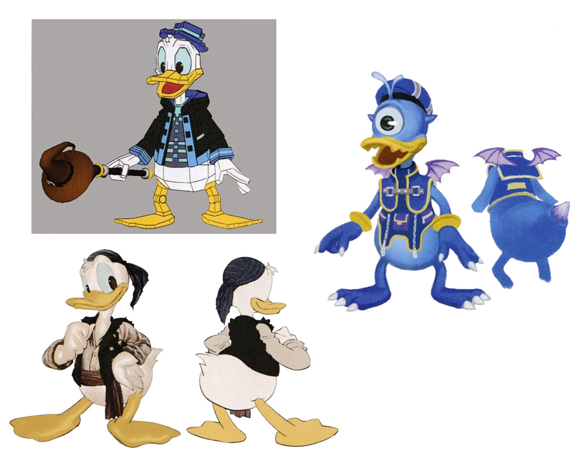 Donald Concept Artwork from Kingdom Hearts III