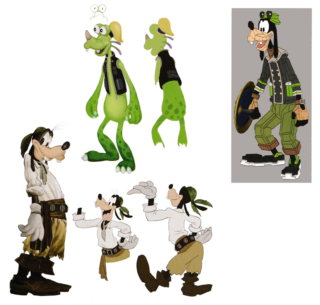 Goofy Concept Artwork from Kingdom Hearts III