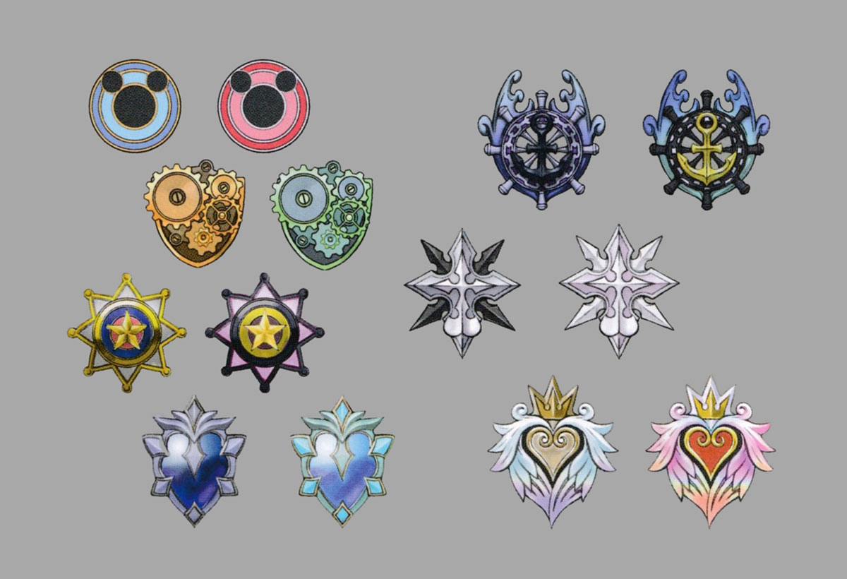 Goofy's Shields Artwork from Kingdom Hearts III