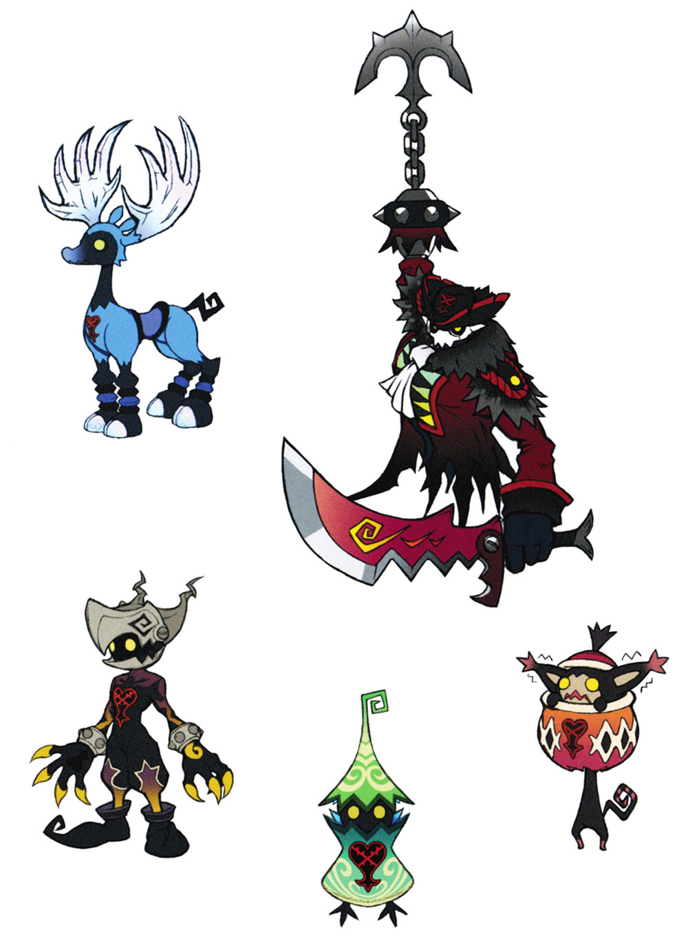 Heartless Concept Artwork from Kingdom Hearts III