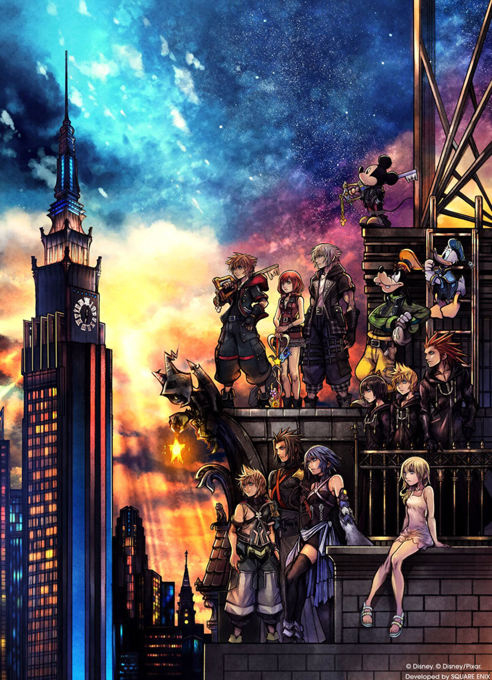 Key Artwork from Kingdom Hearts III
