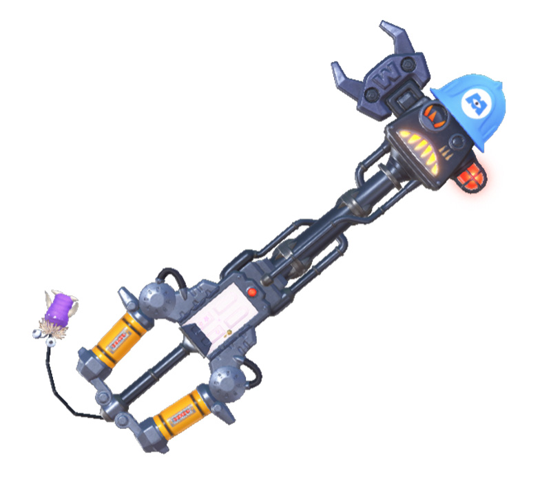 Monsters, Inc. Keyblade Artwork from Kingdom Hearts III