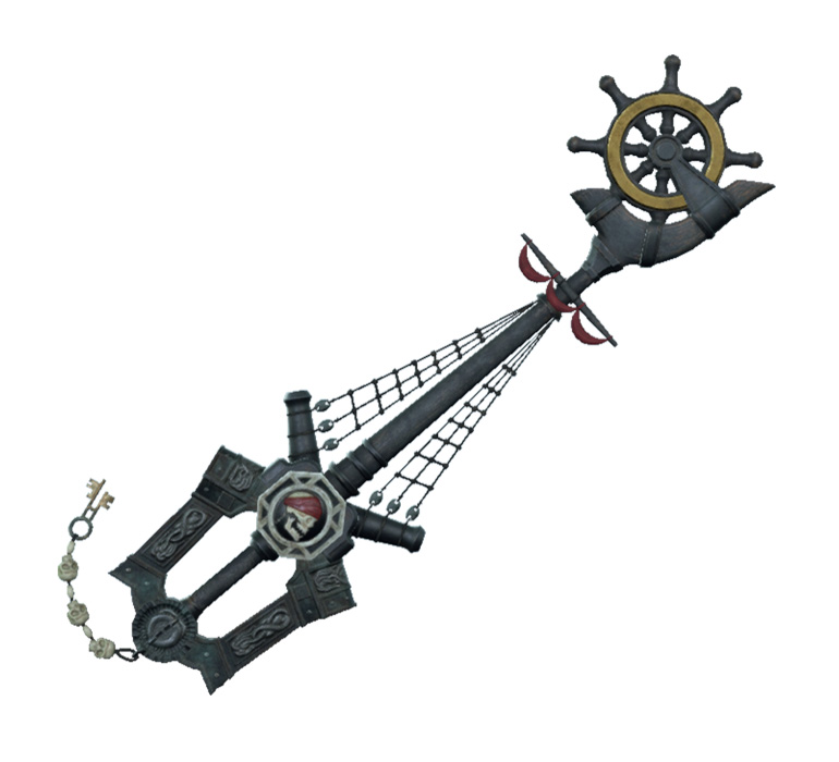 Pirates of the Caribbean Keyblade Artwork from Kingdom Hearts III