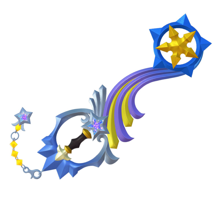 Shooting Star Keyblade Artwork from Kingdom Hearts III