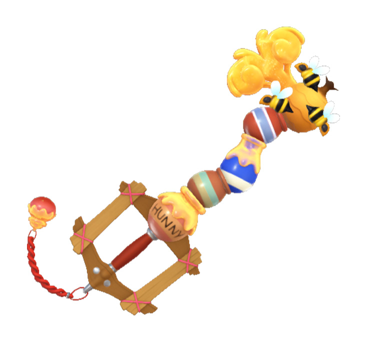 Winnie the Pooh Keyblade Artwork from Kingdom Hearts III