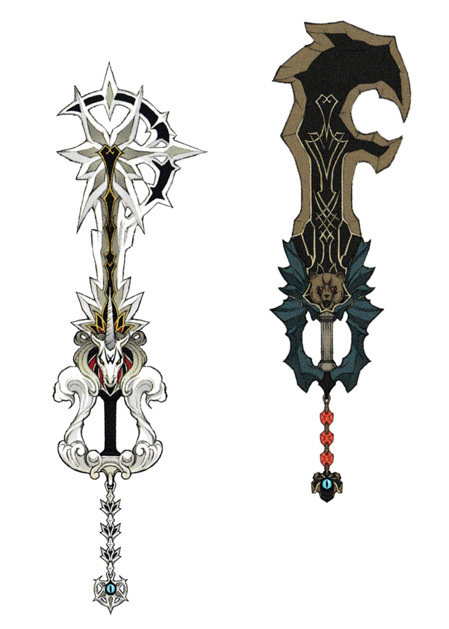 Keyblades Artwork from Kingdom Hearts III