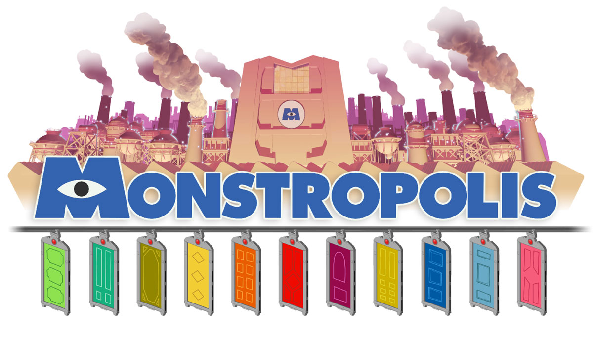 Monsters, Inc. World: Monstropolis Artwork from Kingdom Hearts III