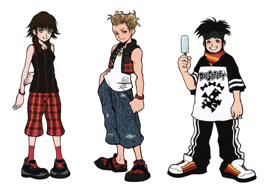 Olette, Hayner, and Pence Artwork from Kingdom Hearts III