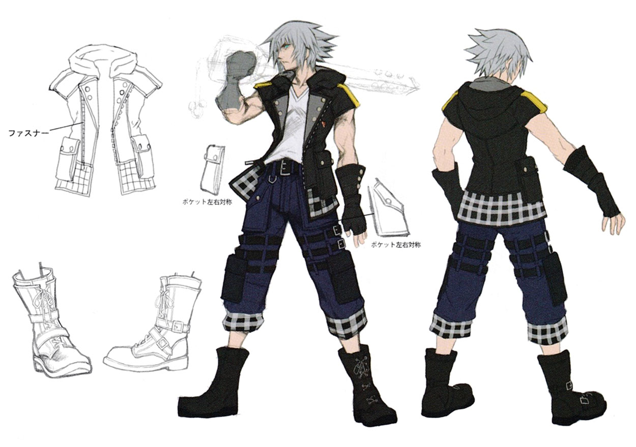 Riku Concept Artwork from Kingdom Hearts III