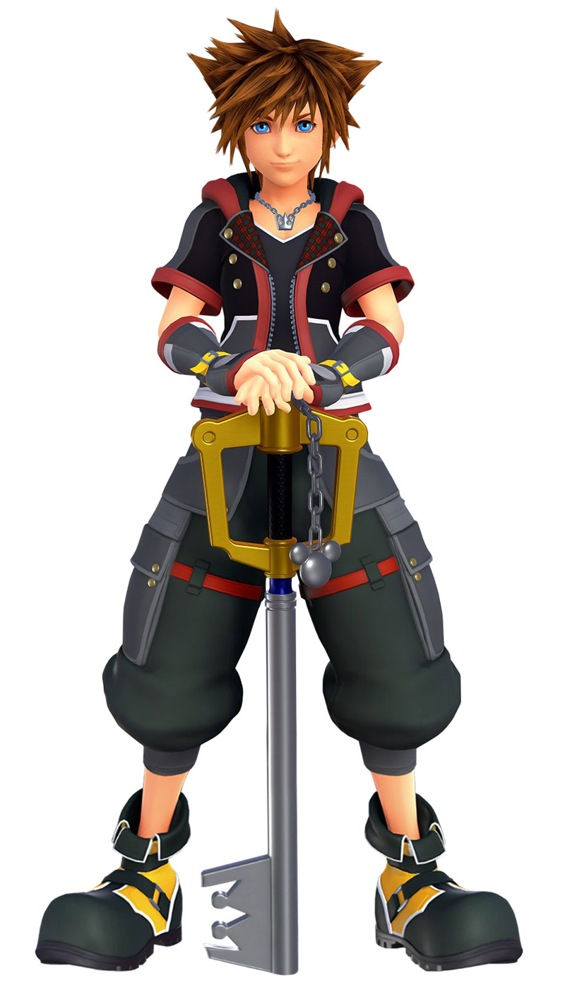 Sora & Keyblade Artwork from Kingdom Hearts III