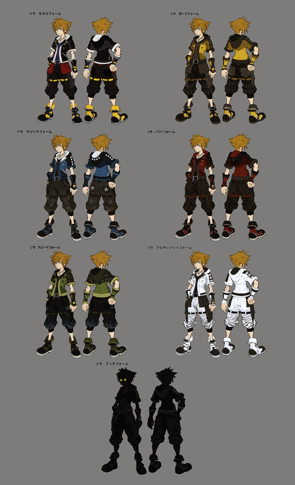 Sora Form Change Artwork from Kingdom Hearts III