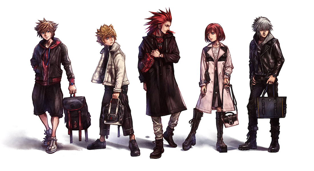 Main Characters SuperGroupies Promo Artwork from Kingdom Hearts III
