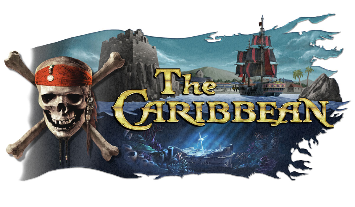 Pirates World: The Caribbean Artwork from Kingdom Hearts III