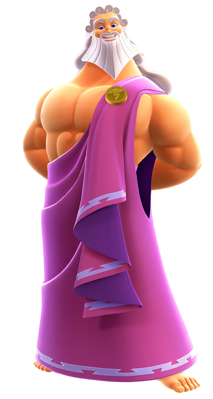 Zeus Artwork from Kingdom Hearts III
