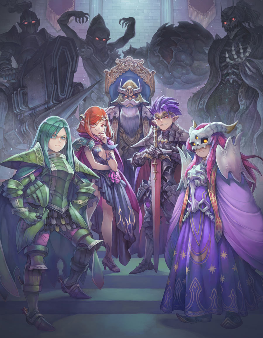 Emperor & Generals Artwork from Secret of Mana (Remake)