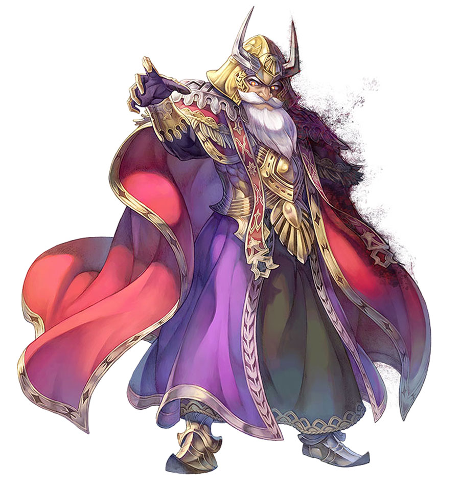 Emperor Vandole Artwork from Secret of Mana (Remake)