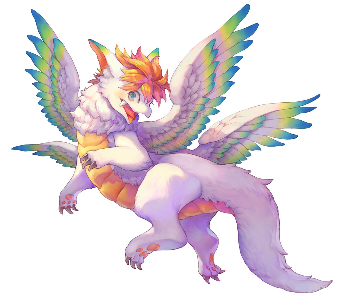 Flammie Artwork from Secret of Mana (Remake)