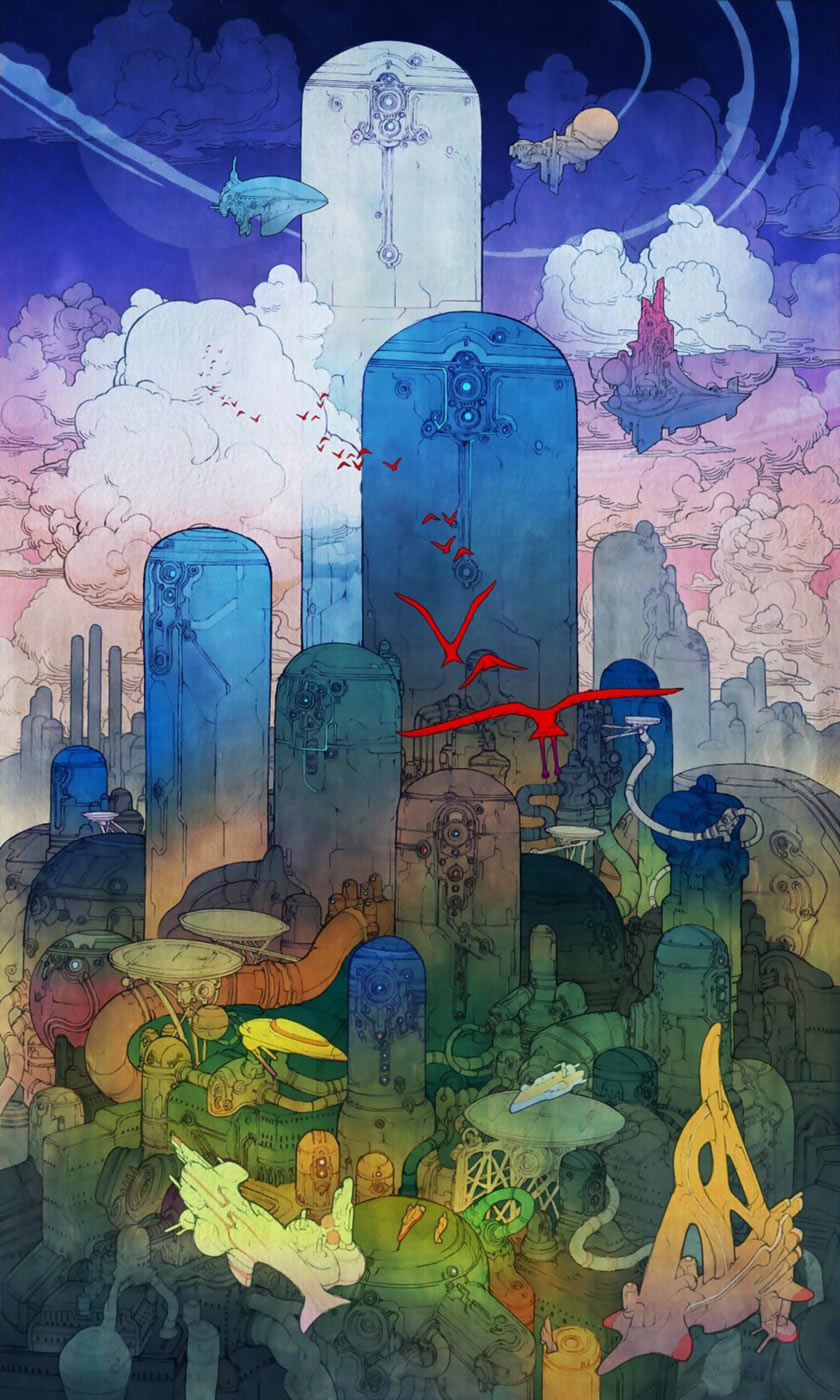 Mana-Powered World Artwork from Secret of Mana (Remake)