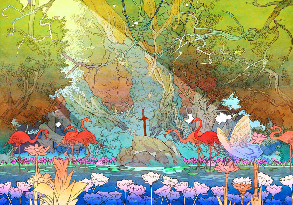 Mana Sword Artwork from Secret of Mana (Remake)