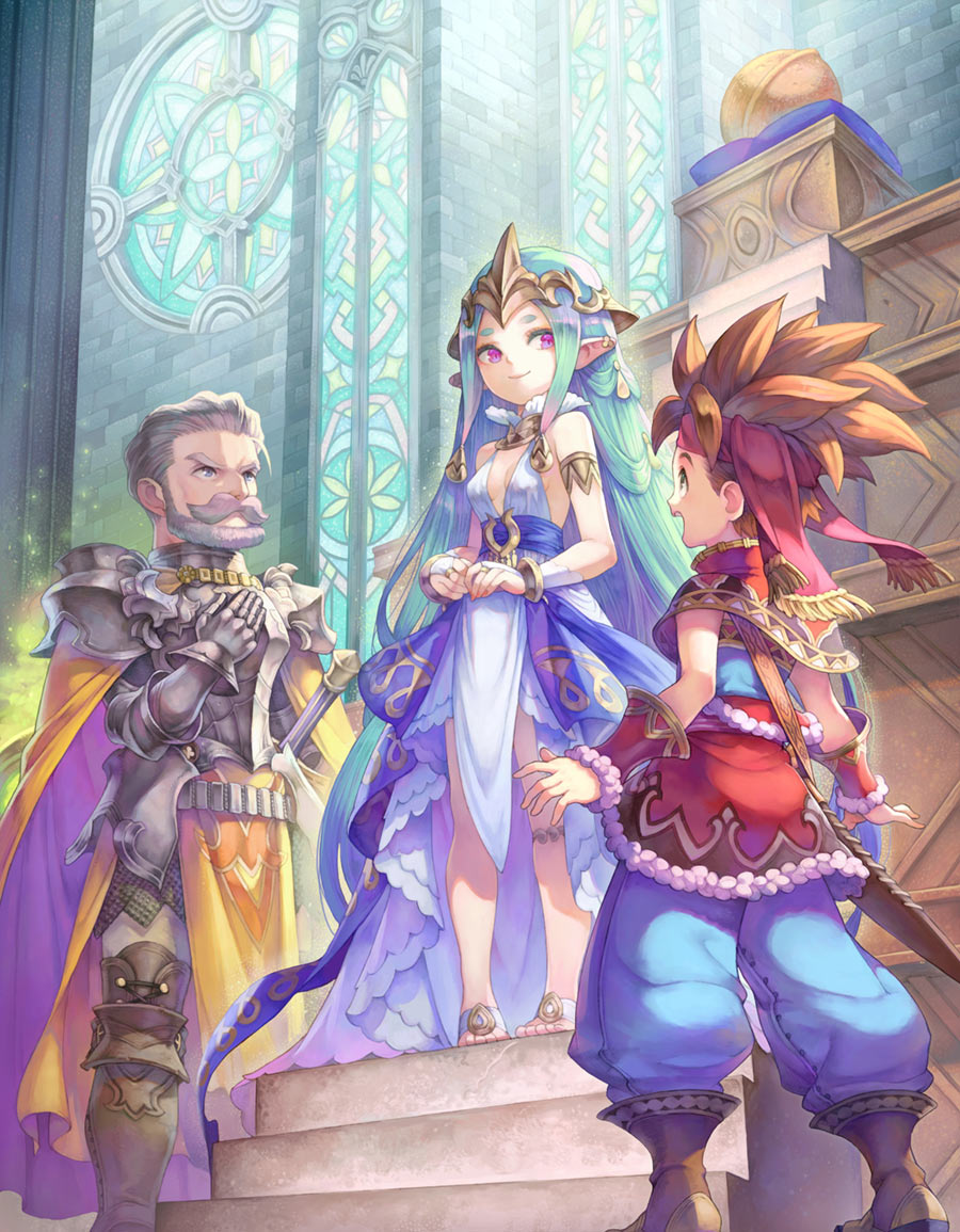Water Palace Audience Artwork from Secret of Mana (Remake)