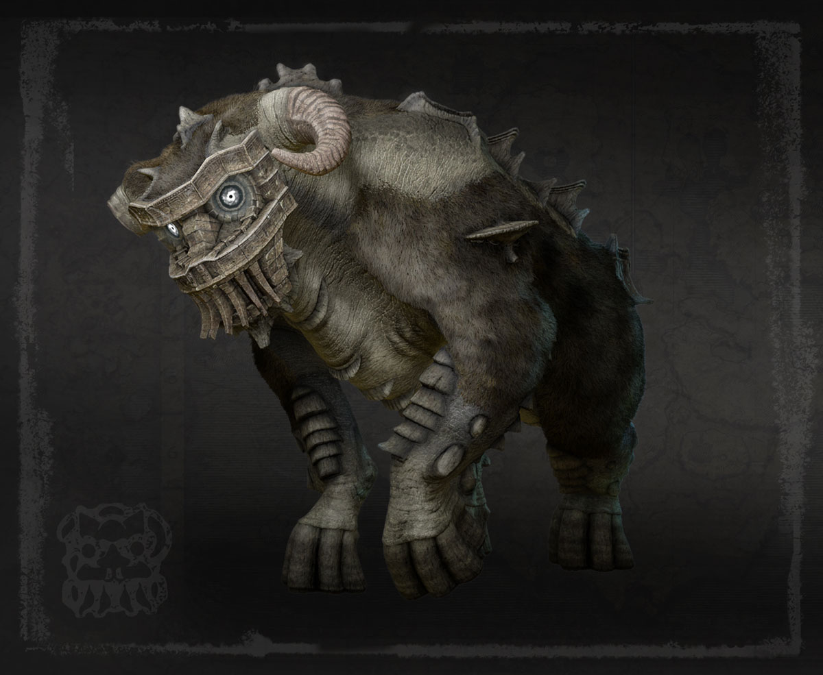 Colossus 2, Quadratus Artwork from Shadow of the Colossus (2018)