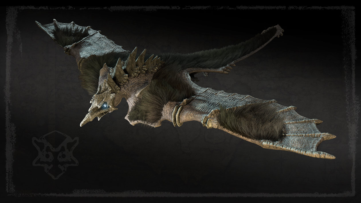 Colossus 5, Avion Artwork from Shadow of the Colossus (2018)