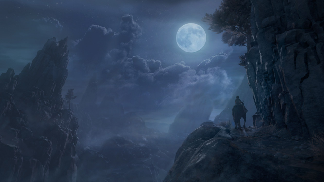 Entering Forbidden Land Concept Art from Shadow of the Colossus (2018)