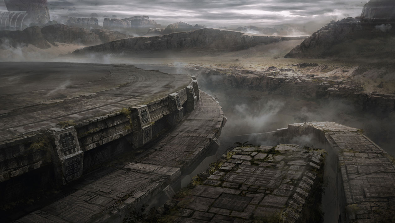 Ruin Concept Artwork from Shadow of the Colossus (2018)