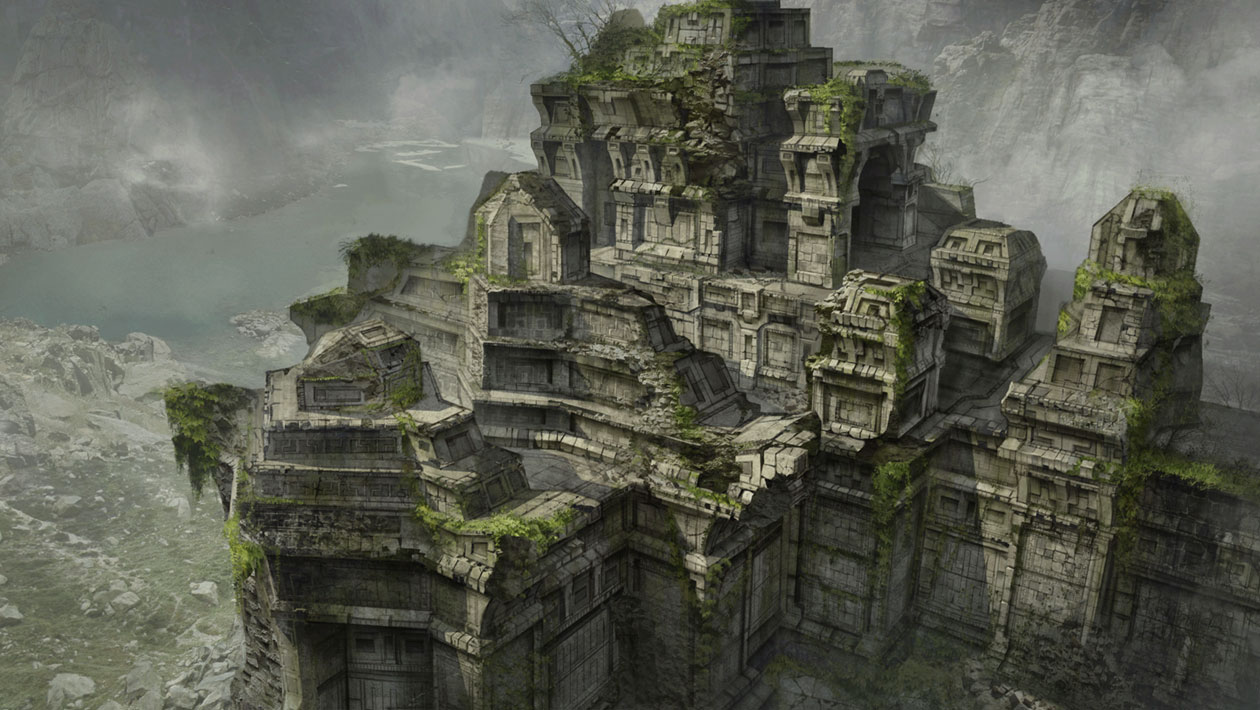 Ruins Concept Art from Shadow of the Colossus (2018)
