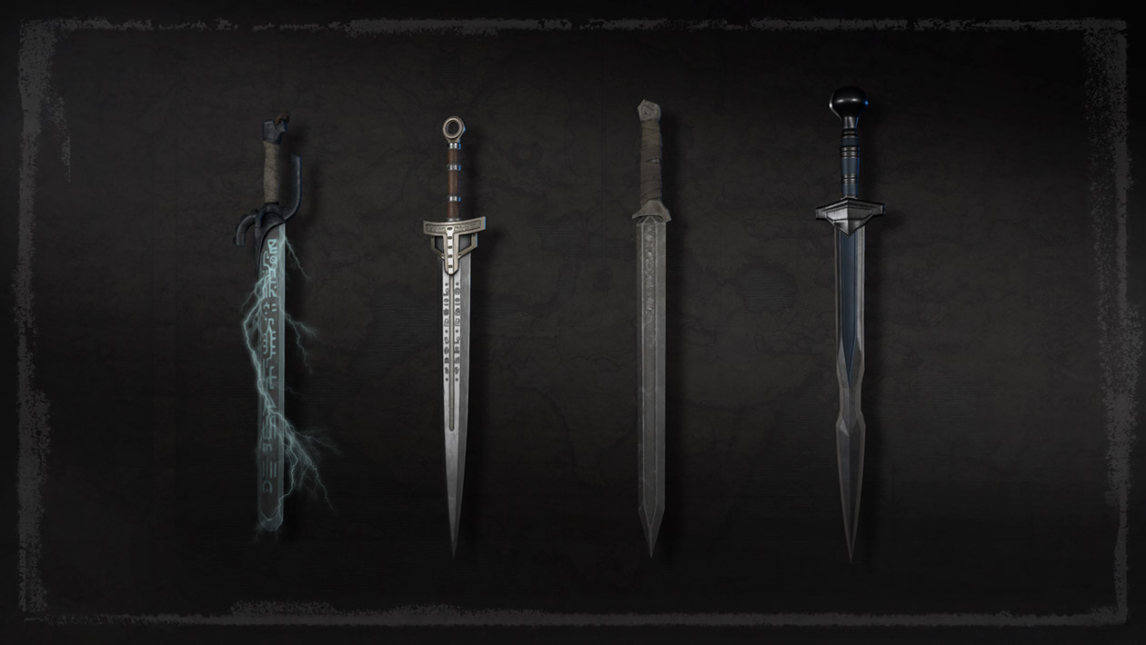 Swords Artwork from Shadow of the Colossus (2018)