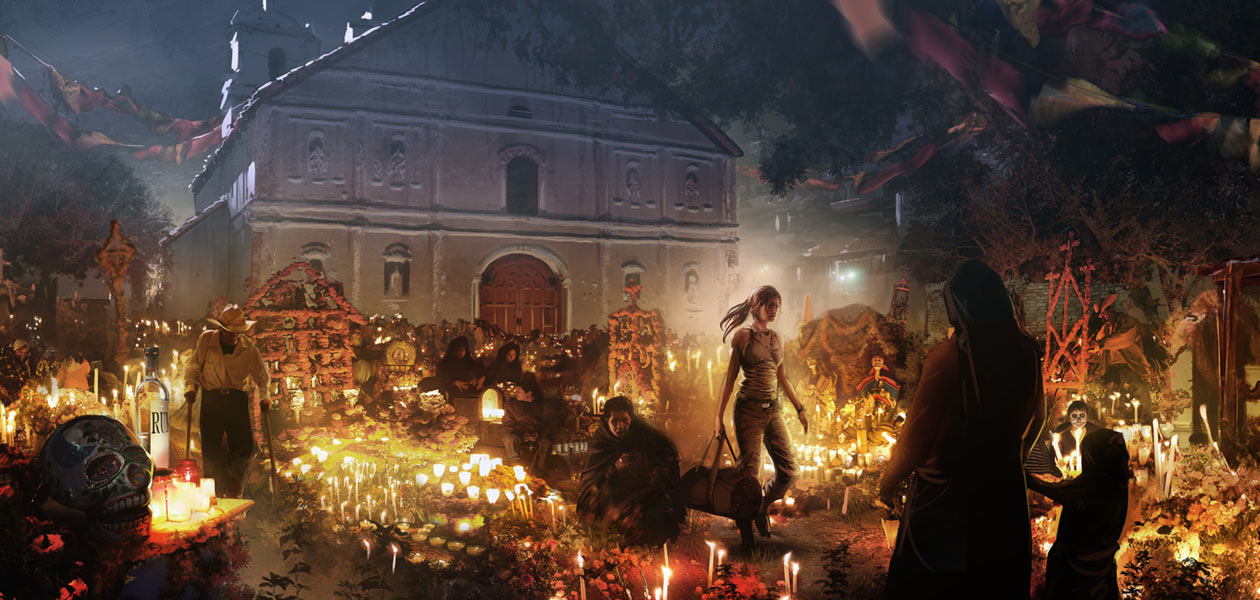 Day of the Dead Concept Art from Shadow of the Tomb Raider