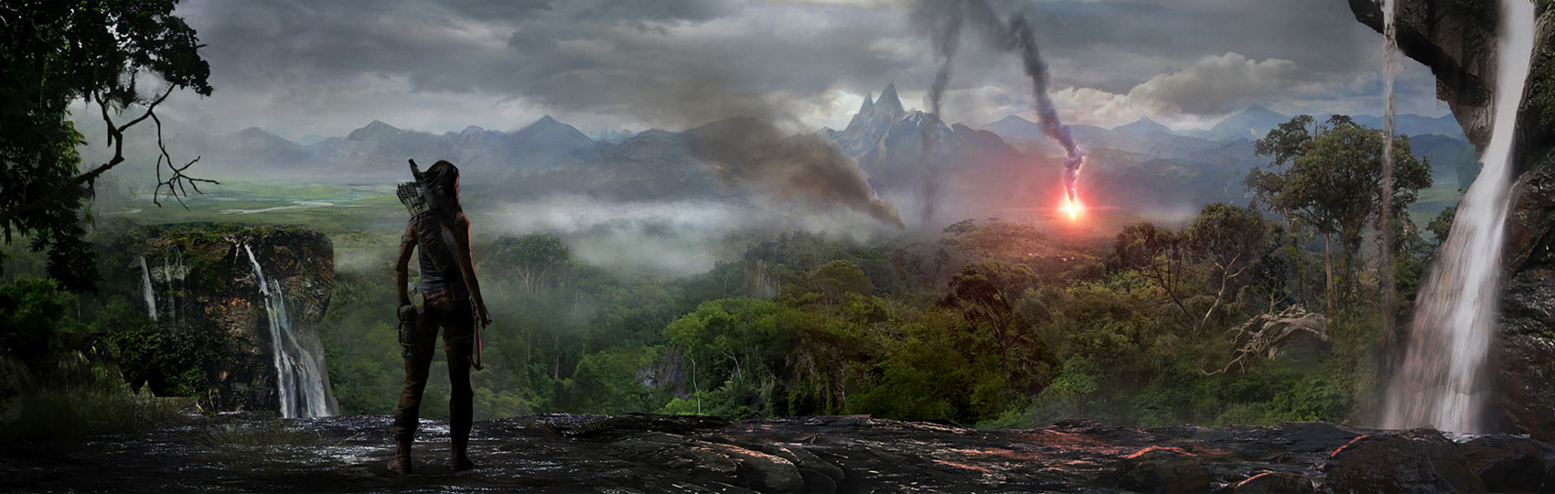 Mayan Vista Concept Art from Shadow of the Tomb Raider