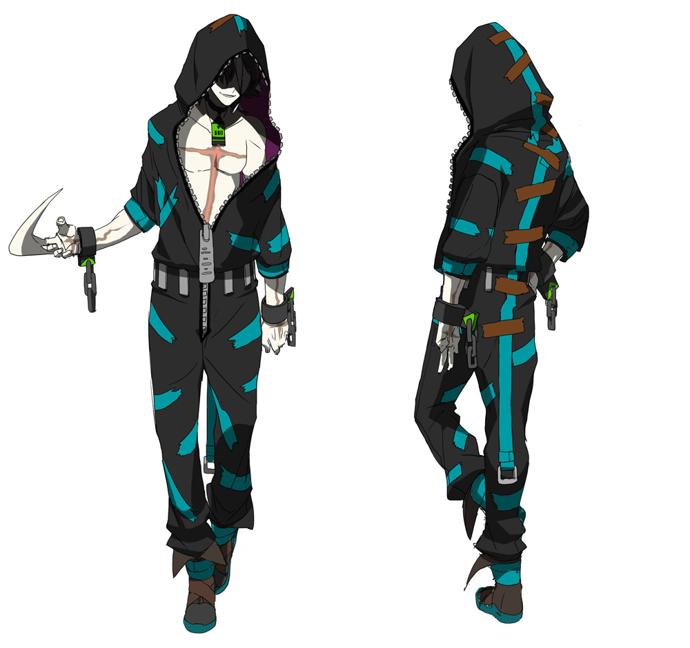 Freaks Hood Concept Artwork from XBlaze Lost: Memories