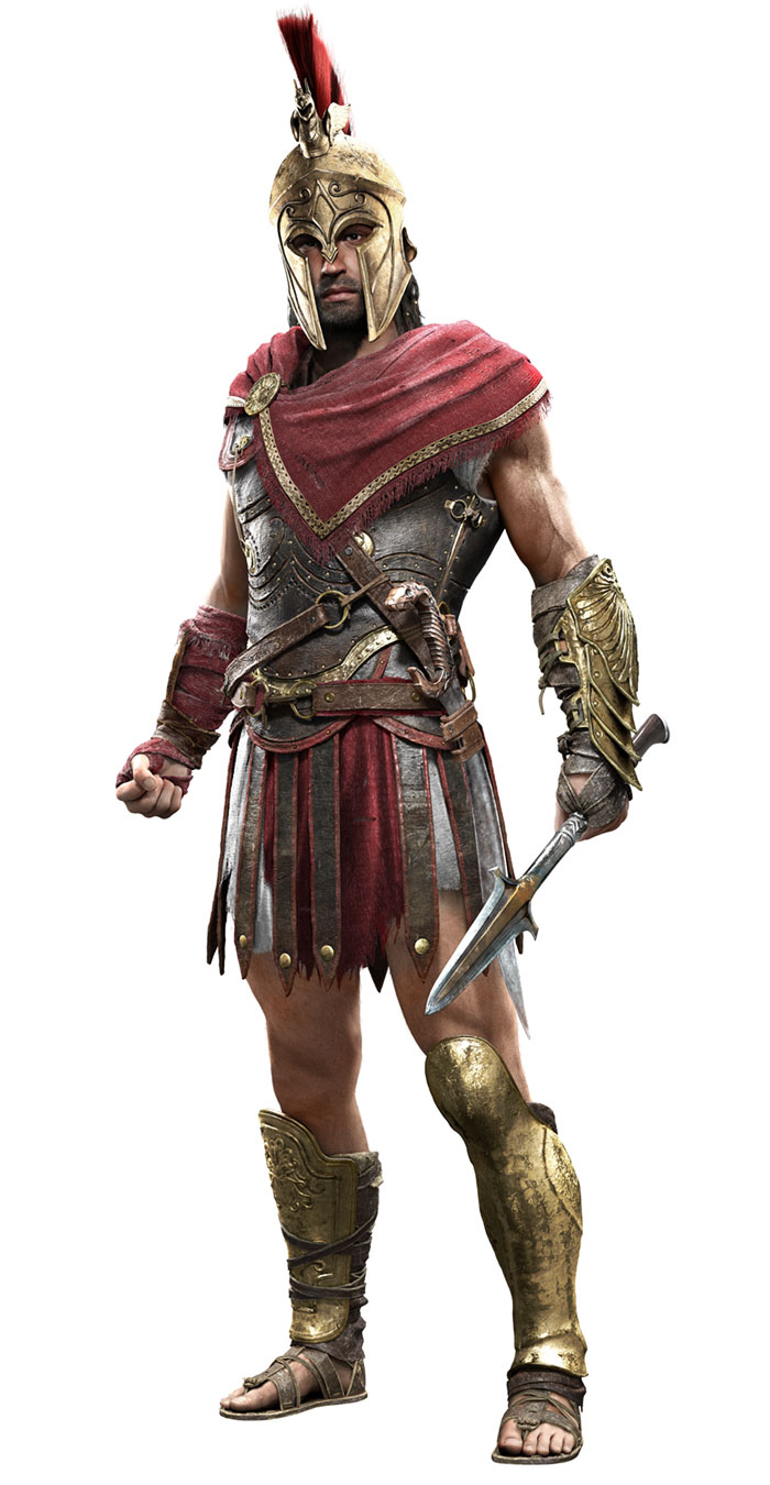 Alexios Artwork from Assassin's Creed Odyssey