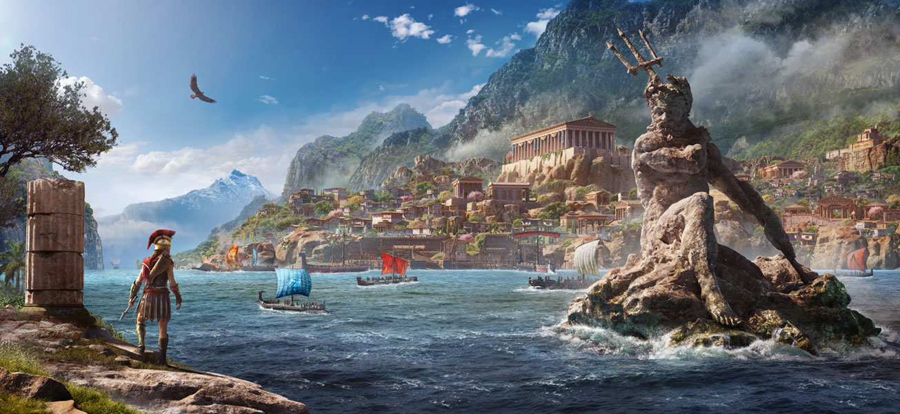 Greece Panorama Artwork from Assassin's Creed Odyssey