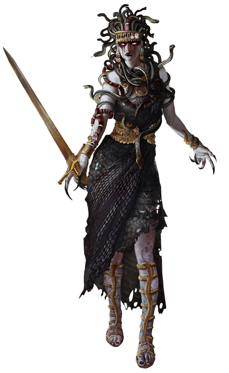 Medusa Concept Art from Assassin's Creed Odyssey