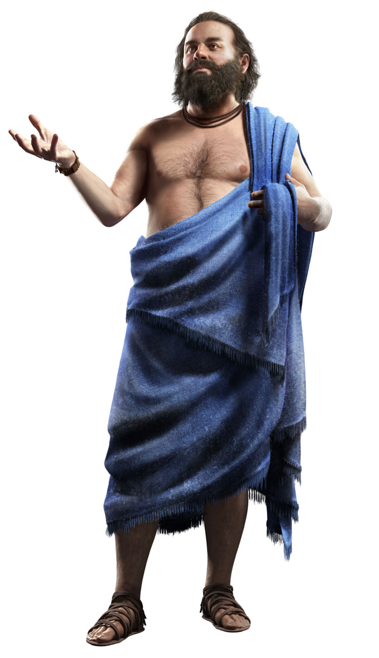 Sokrates Artwork from Assassin's Creed Odyssey