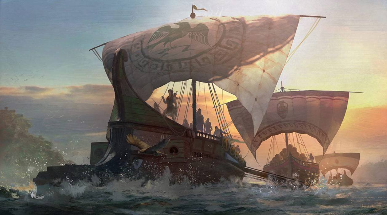 Voyage Concept Art from Assassin's Creed Odyssey