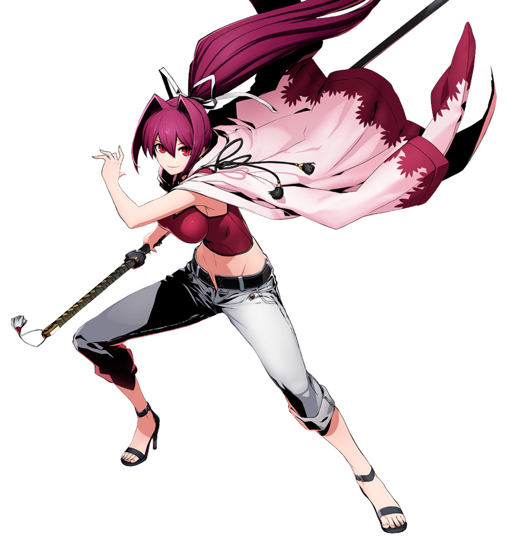 Yuzuriha Concept Art from BlazBlue: Cross Tag Battle