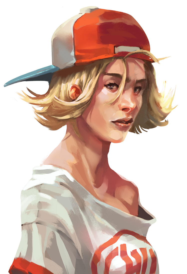 Kylie Portrait Concept Art from Dead Island: Survivors