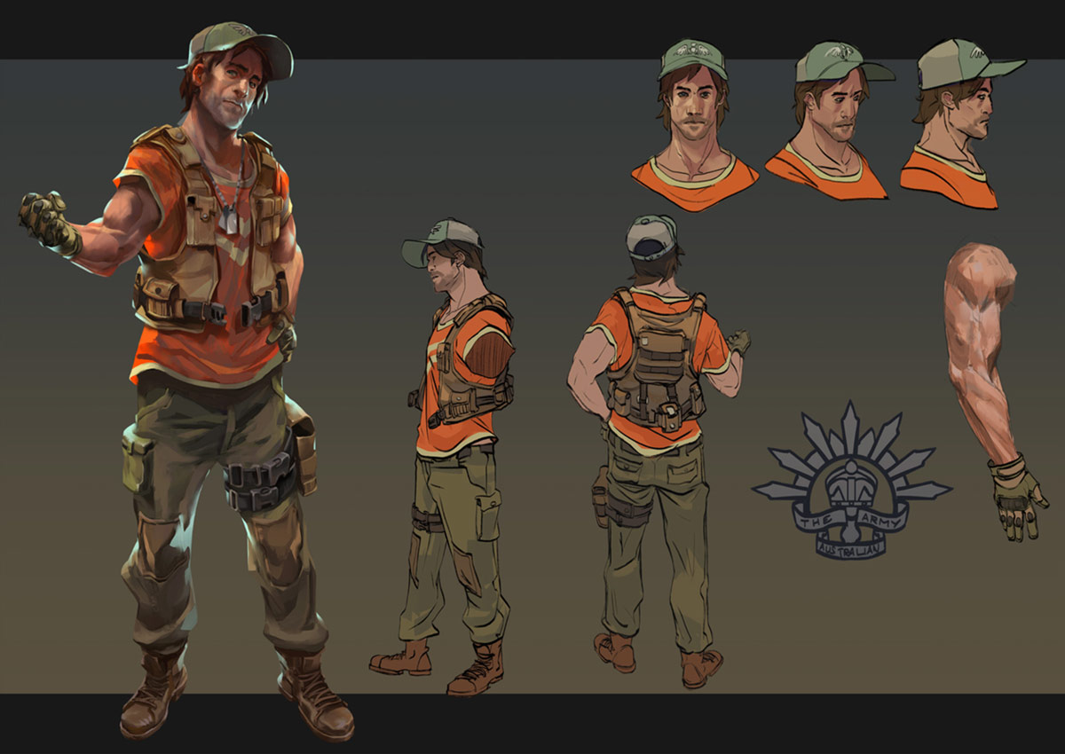 Morgan Concept Art from Dead Island: Survivors