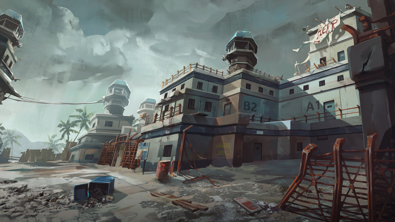 Prison Concept Art from Dead Island: Survivors