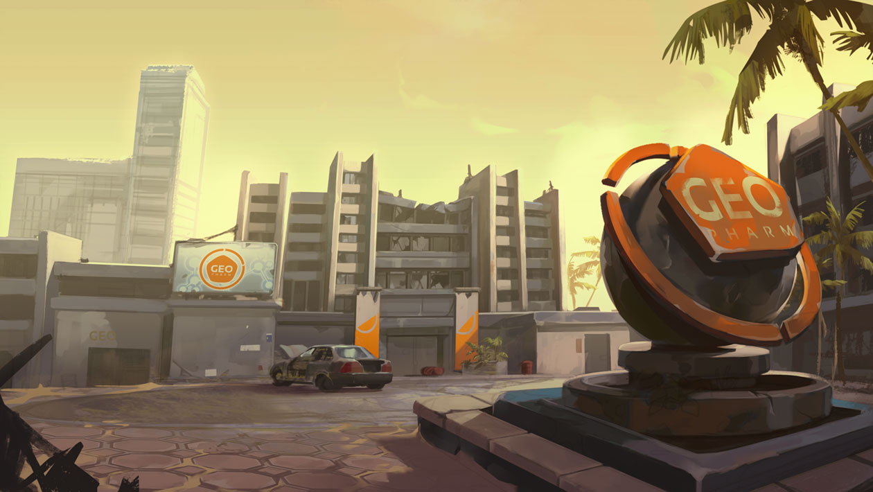 Research Facility Concept Art from Dead Island: Survivors